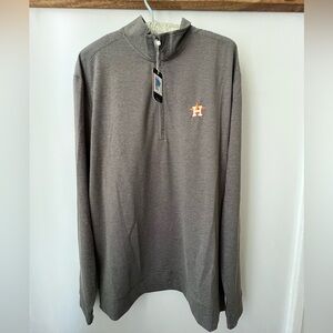 JOHNNIE-O 1/4 Zip Pull Over HOUSTON ASTROS Large NWT